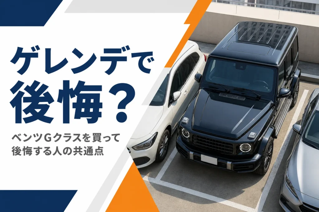 平置き駐車場の区画にぎりぎり収まった四角い大型SUV